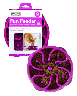 Outward Hound Fun Feeder Purple